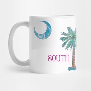 South Carolina Palmetto Tree and Moon by Jan Marvin Mug